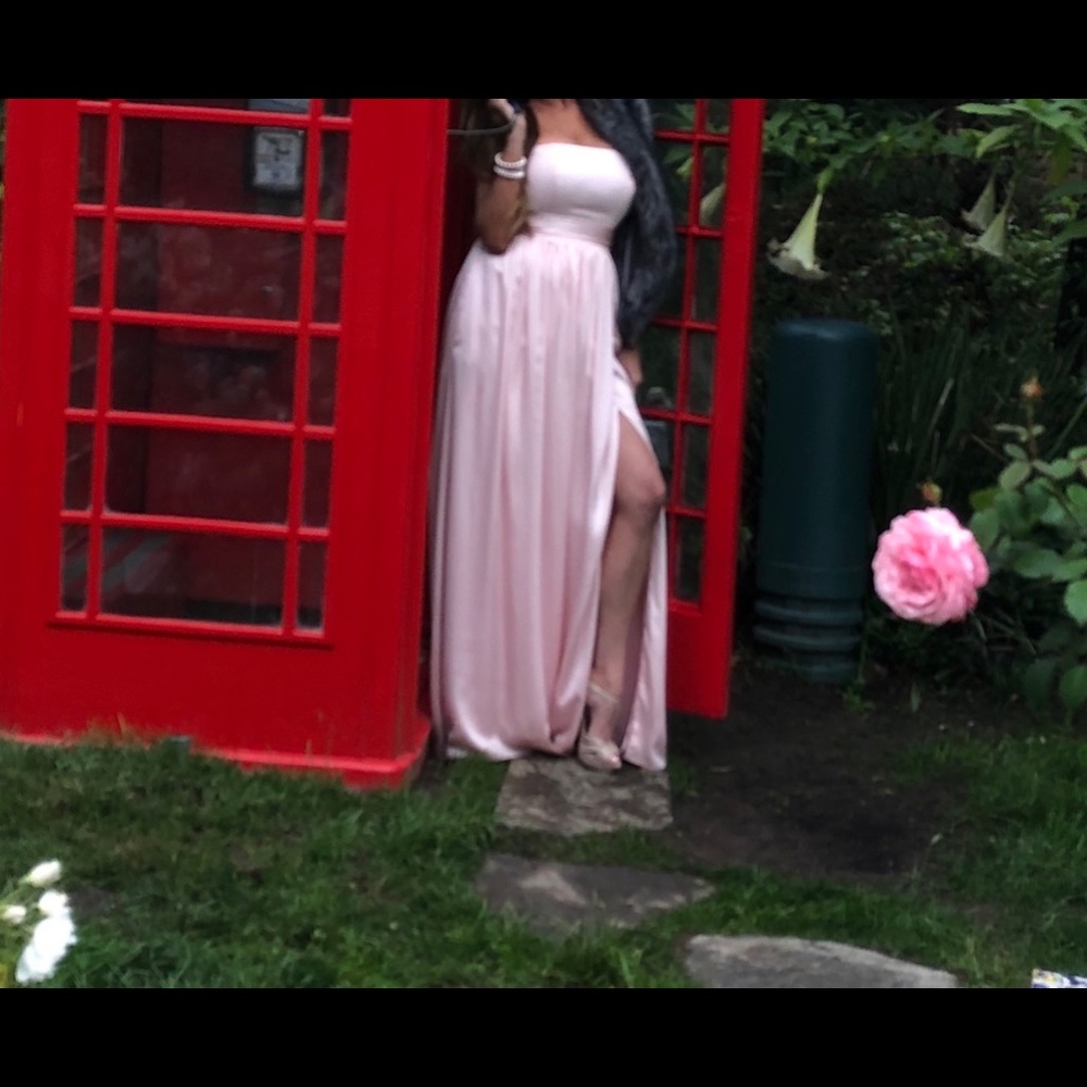 Vera wang Blush long dress